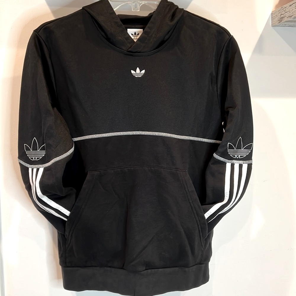 🖤 Adidas Black/White Pullover Sweatshirt